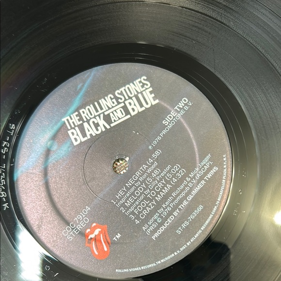 The Rolling Stones Black and Blue Album Cover Art - Picture 12 of 14